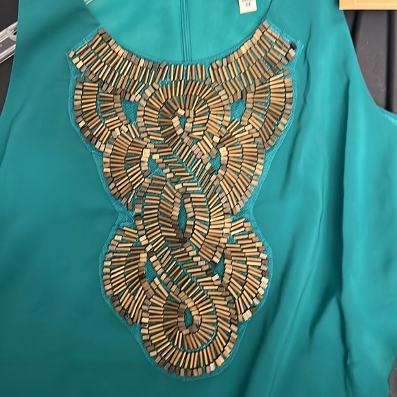 Criss Cross Francesca’s Collections dress Sz M green - Picture 4 of 4